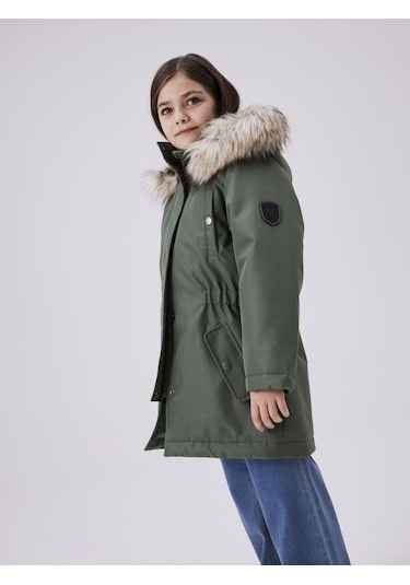 Name It Nkfmilla Unisex Çocuk Mont Yeşil
