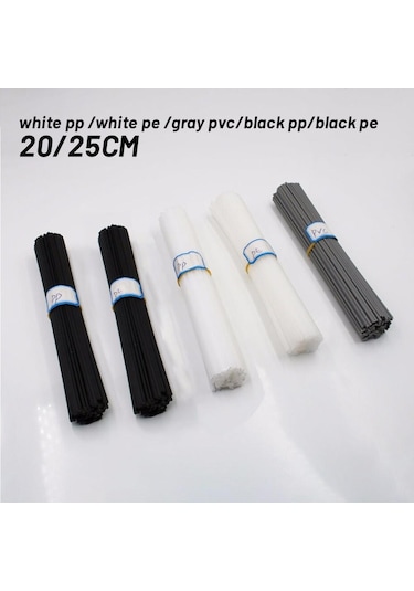 Kaynak Teli Plastik Pp /pvc/ Pe 10 Adet Kaynak Teli Plastik Su Deposu Çöp Kutuları White Pp 25cm