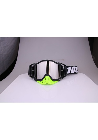 Gajeena Motorcycle Güneş Gözlüğü - Abs Kasa, Pc Lens, Rüzgar Toz Koruması, Uv Filtre, Elastik Ayarlanabilir Kaymaz Kayış - Unisex Outdoor Spor