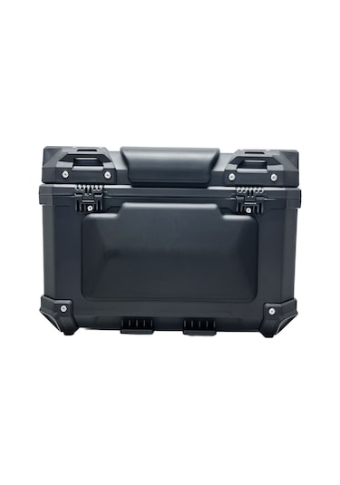 Xt577-b 55 Litre Motosiklet Arka Çanta Siyah Su Geçirmez Abs Üniversal Siyah