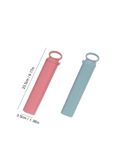 Yuntech01 Pembe Ev Kullanıma Uygun Hızlı Donan Pp+silikon Buzluk Kalıbı - Kolay Çıkarma Özelliği, Sağlıklı Malzeme, 350 Ml Kapasite Çok Renkli