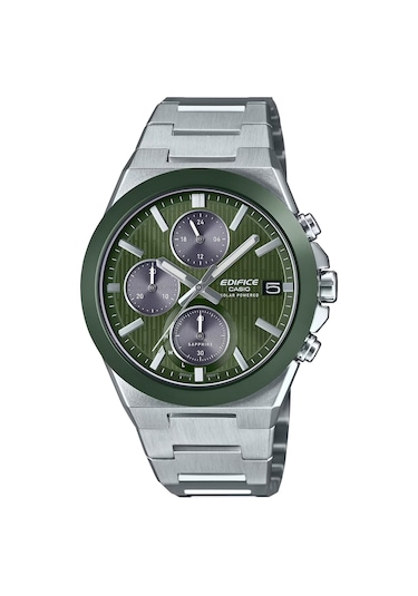 Casio Efs-s650d-3adf Güneş li Kronograf Erkek Kol Saati Metalik Gri