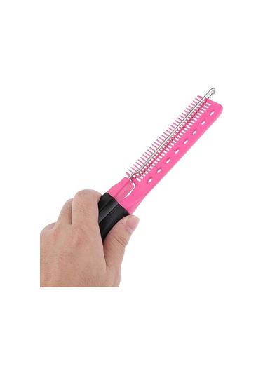 Venturemart Tipi Saç Düzleştirici Tarak Çok Fonksiyonlu Saç Fırçası Berber Kuaför Saç Düz Anti-statik F