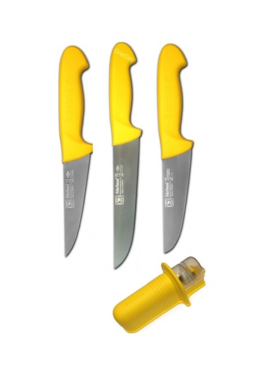 Sürbisa Stk-200 Sürmene Kasap Bıçak Seti Siyah