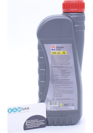 M Oil Grado Ultio 5W-40 Motor Yağı 1 L