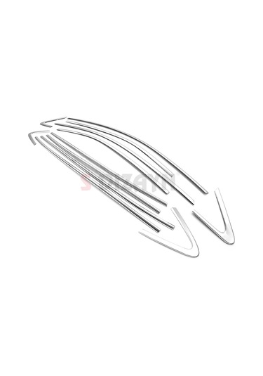 S-dizayn Toyota Corolla Krom Cam Çerçevesi 12 Prç. 2019 Üzeri