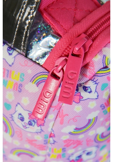 Wia Sweet Cat Kız Çocuk Termoslu Beslenme Çantası Lila