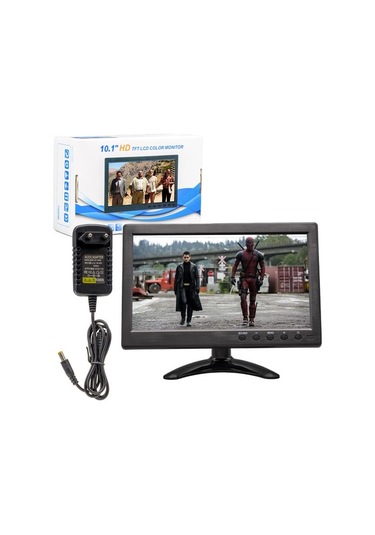 Powermaster Pm-6092 10.1" Çok Fonksiyonlu 1080p Hd Araç Monitörü - Hdmı/vga/bnc/rca/usb Girişli