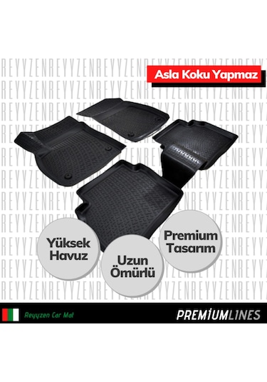 Reyyzen Citroen C-Elysee Paspas+Bagaj Havuzu 2012 Sonrası