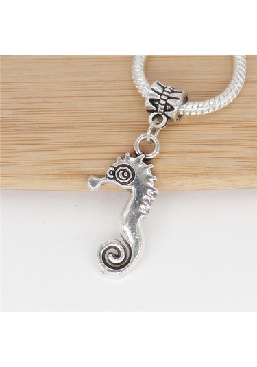 Worldshop Gümüş Deniz Atı Charm Bileklik Uyumlu