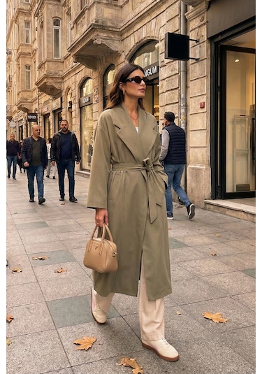 Lela Bayan Trençkot 6839617 Haki Haki