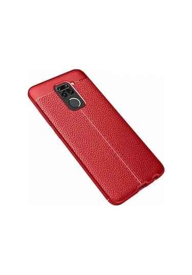 Xiaomi Redmi Note 9 Kılıf Zore Niss Deri Desenli Silikon Kılıf