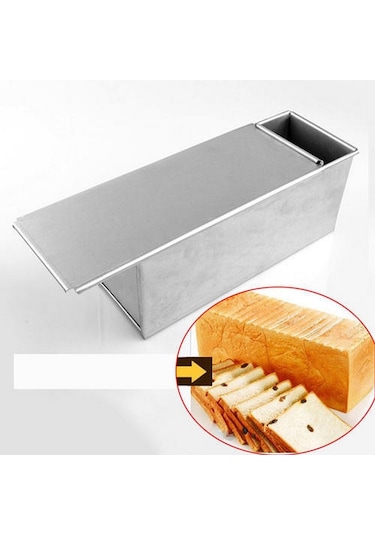 Narkalıp Baton Tost & Ekmek Kalıbı Kapaklı 10x10x25 Cm
