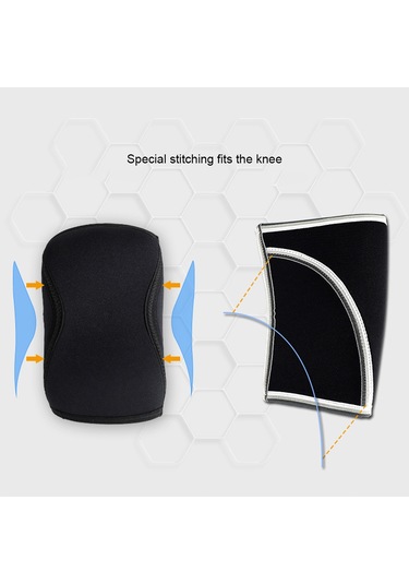 Dizlik Ağırlık Kaldırma - Model A Siyah Kırmızı M İçin Kaymaz Ve Şok Emici Destek