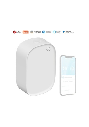 Ev İçin Akıllı Tuya Zigbee Sicaklık Nem Sensörü - Uzak Kontrol Ve Veri İzleme, Gateway İle Akıllı Cihazlar İle Bağlantı