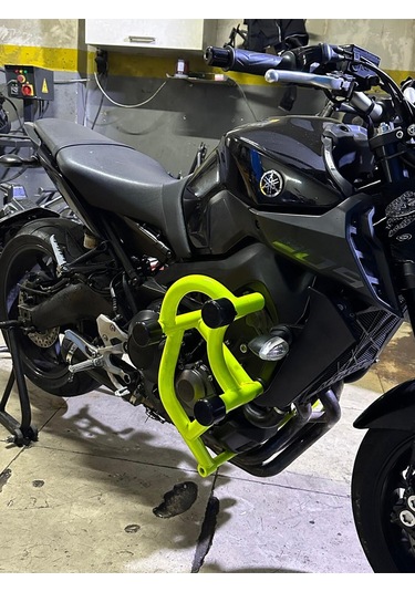 Yamaha Mt09 Uyumlu Ön Koruma Demiri Neon Sarı
