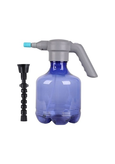 Tongxida 3l Ev Tipi Bahçe Elektrikli Sulama Kovası Spreyi, Mavi + Genişletilebilir Nozul
