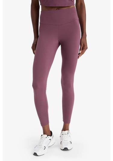 Defacto Defactofit Yüksek Bel Baskılı Beli Saran Esnek Kumaş Sporcu Tayt B4147ax25aubr492 Bordo