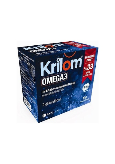 Krilom Omega 3 100 Yumuşak Kapsül
