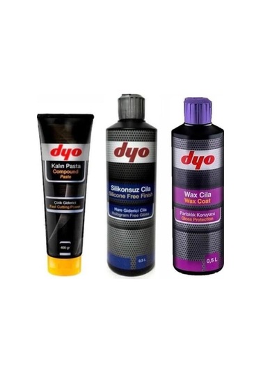 Dyo Kalın Pasta Tüp 400 Gr + Hare  500 Ml + Wax 500 Ml Set