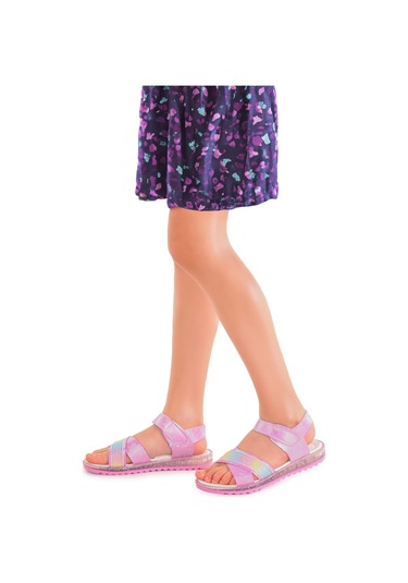Kiko Kids Kız Çocuk Sandalet Arz 2349 Pembe