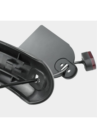 Xiaomi M365 / Pro Elektrikli Scooter Akrilik Arka Kuyruk Plakası İçin Güvenlik Uyarı Plakası - Siyah