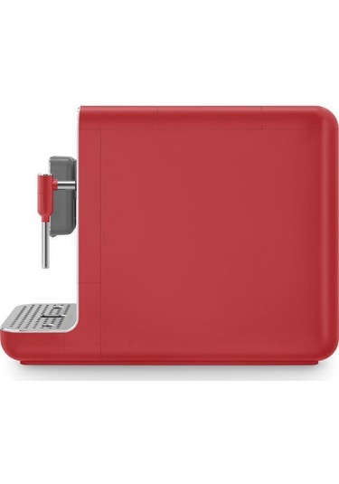 SMEG Otomatik Kahve Makinesi Kırmızı-Gümüş BCC02RDMEU