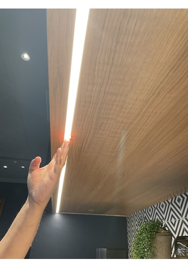 Dekoratif Mutfak Tezgah Üstü Led Lineer 100cm 3000k Gün Işığı