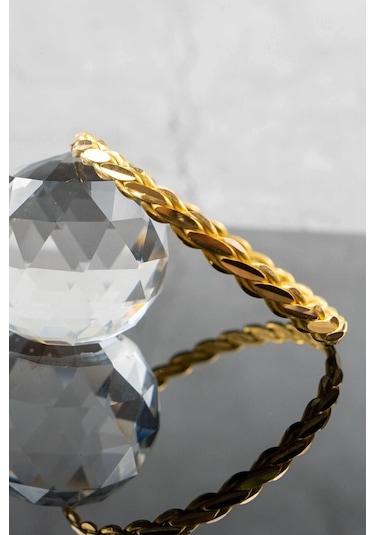 22 Ayar Işçiliksiz Üçlü Burma Bilezik 20 Gr