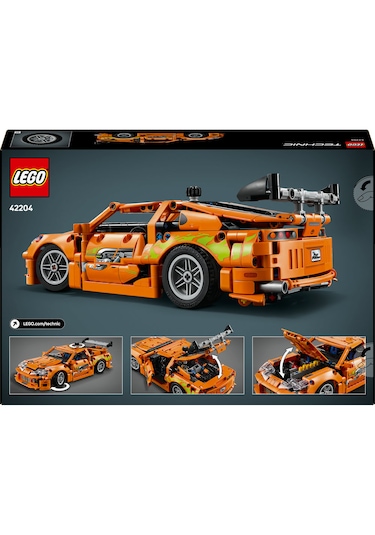 LEGO® Technic Fast and Furious Toyota Supra MK4 42204 - 9 Yaş ve Üzeri Çocuklar için Spor Araba İçeren Oyuncak Yapım Seti (810 Parça) LEGO® Technic Fast and Furious Toyota Supra MK4 42204 - 9 Yaş ve Üzeri Çocuklar için Spor Araba İçeren Oyuncak Yapım Seti (810 Parça)