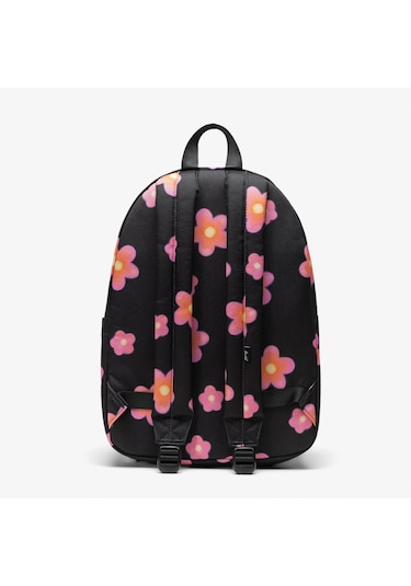 Herschel Classic Pink Flowers Unisex Siyah Sırt Çantası 11544 Siyah