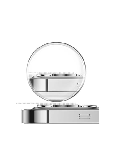 Noktaks - İphone 13 Uyumlu - Kamera Lens Koruyucu Cl-07 - Siyah - T21298 Siyah