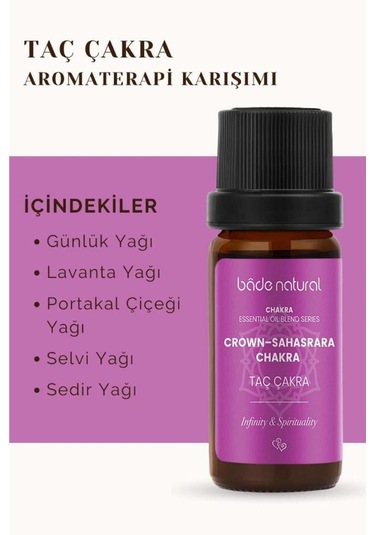 Bade Natural Taç Çakra Aromaterapi Karışımı 10 ML