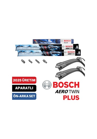 Opel Zafira B Ön Arka Silecek 2005-2012 Bosch Aerotwin Plus-Rear + Koku