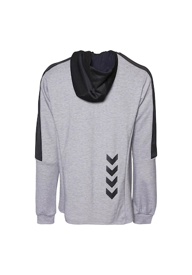 Hummel Erkek Sweatshirt Gri 921567-2006 Hmltropper Zip Hoodie 25kw61000351 W610014