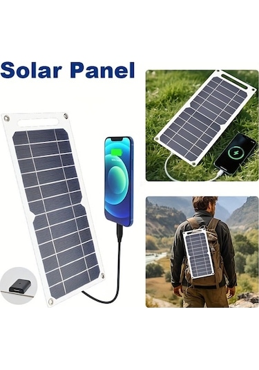 Besthome1 Dream011 10w Solürlü Usb Şarj Paneli, Taşınabilir Güneş Power Bank, Kamp Seyahat İçin Güç Kaynağı