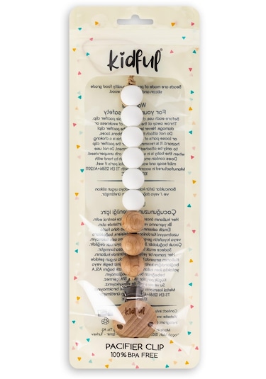 Kidful Emzik Askısı - Snow Bej - Pembe