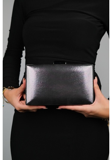 Luvishoes Toronto Platin Sıvama Kadın Abiye Çanta Çok Renkli