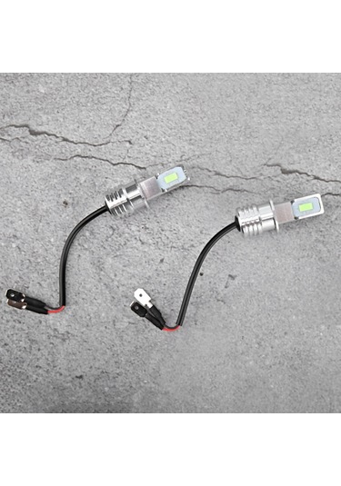 Xiyyadms H3 Tipi 80w 8000k Buz Mavi 12-24v Evrensel Çözünürlüklü Fari Ampülü, Csp Işık Damlacıkları, Hızlı Tepki, Enerji Tasarruflu 2 Adet
