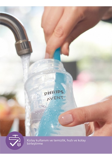 Philips Avent Natural Response PP 2'li Biberon Seti 125 ML 0+ Ay PAV-SCY90002