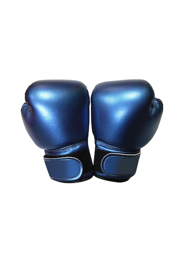Moveevo 3-10 Yaş Çocuklar İçin Ultra Hafif Muhafazalı Bokş Eldiveni, Pu Deri Ve Yoğun Köpük, Soluklu, Ayarlanabilir Kuru Tutma Mavi Mavi