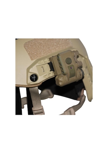 Suntek Taktik Avcılık Hayatta Kalma Sinyali Kask Işığı Led El Feneri Kahverengi