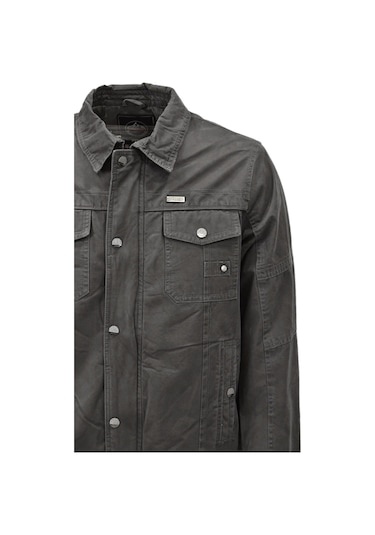 Erkek Spor Kanvas Yakalı Mont M2625 Bgl-st03994 Haki