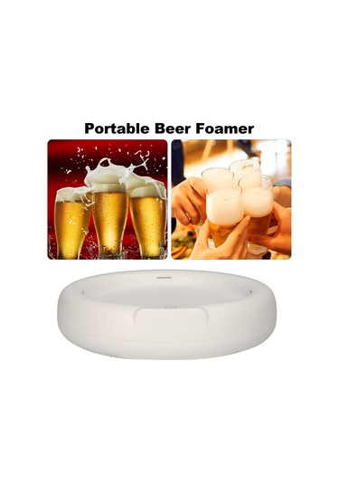 Vkemall Taşınabilir Şarj Edilebilir Ultrasonik Bira Köpüklendirici - Köpük Artırıcı & Le