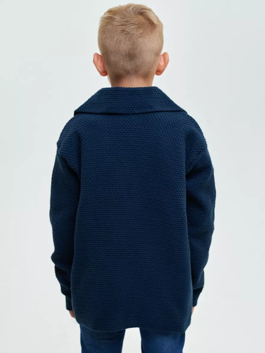 Akru Düğmeli Okul Hırkası 241793124 Mavi