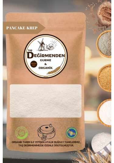 Taş Değirmenden Gurme & Organik Atalık Çok Amaçlı Un Pancakekrep 1 KG