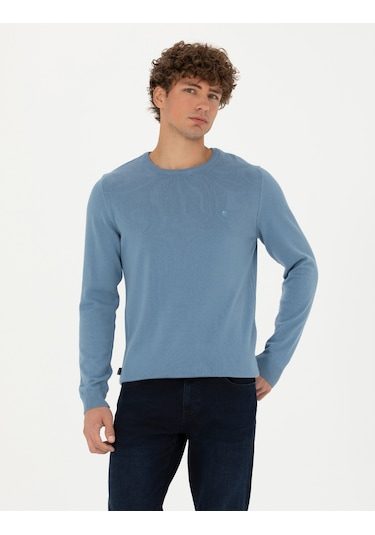 Pierre Cardin Erkek Koyu Mavi Triko Kazak 50270179-vr032 Koyu Mavi