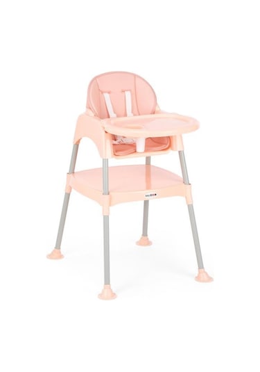 BabyDoor Çalışma Masalı Pedli Mama Sandalyesi Somon