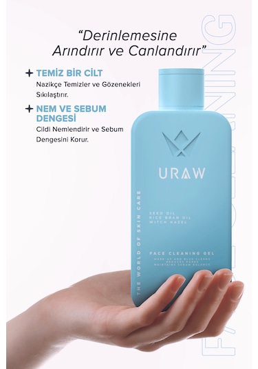 Uraw Arındırıcı Canlandırıcı Yüz Temizleme Jeli 150 ML