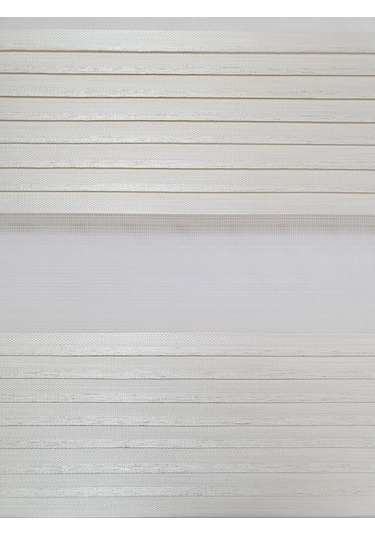 Bbb Geniş Pliseli Simli Zebra Stor Perde Mz296